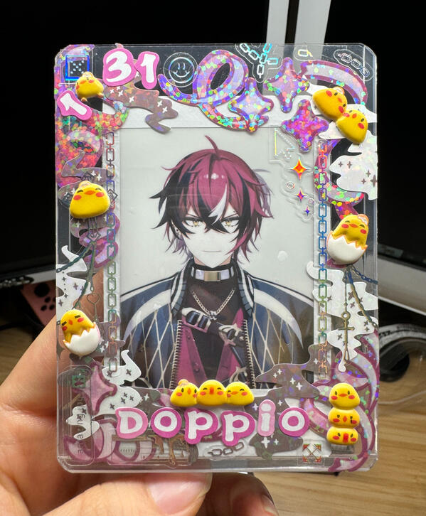 cool-style toploader of Doppio Dropscythe from Nijisanji EN